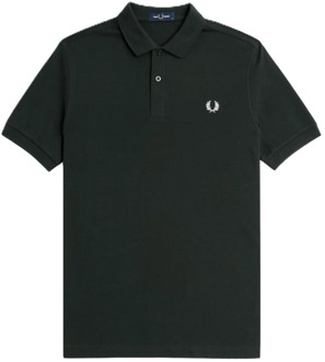 Fred Perry Groen Katoenen Poloshirt Fred Perry , Green , Heren - 2Xl,Xl,S