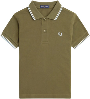 Fred Perry Groene T-shirts en Polos Fred Perry , Green , Heren - 2Xl,Xl,L,M,S