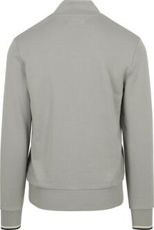 Fred Perry Half Zip Trui Limestone Grijs - S