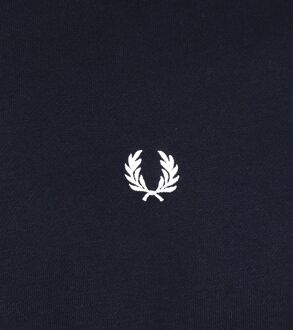 Fred Perry Half Zip Trui Navy Blauw Donkerblauw - S,XXL