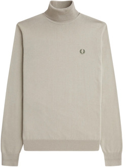 Fred Perry Heren Coltruien Donker Havermeel Fred Perry , Beige , Heren - Xl,L,M