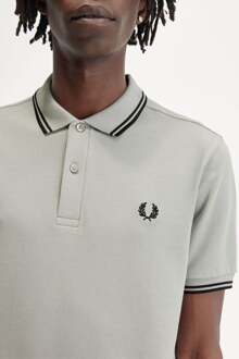 Fred Perry Heren Polo & T-shirts, Twin Tipped Shirt Fred Perry , Gray , Heren