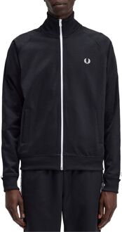 Fred Perry Heren Sweatshirt met ritssluiting Fred Perry , Black , Heren - 2Xl,Xl,L,M,S