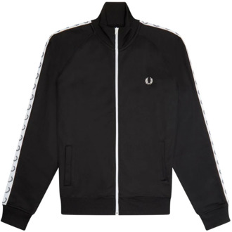 Fred Perry Heren Sweatshirt met ritssluiting Fred Perry , Black , Heren - 2Xl,Xl,M,S