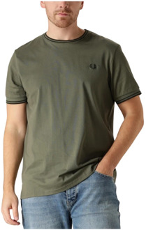 Fred Perry Heren Twin Tipped Polo Shirt Fred Perry , Green , Heren - 2Xl,Xl,L,M,S