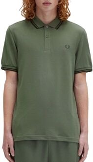 Fred Perry Iconisch Brits Poloshirt Fred Perry , Green , Heren - 2Xl,Xl,L,M,S