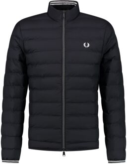 Fred Perry Insulated Jas Heren zwart - M