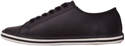 Fred Perry Kingston lederen B7163 184 herensneakers Zwart
