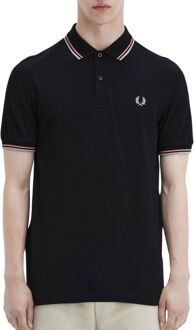 Fred Perry Klassiek Polo Shirt voor Mannen Fred Perry , Black , Heren - 2Xl,Xl,M,S