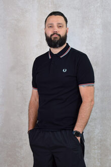 Fred Perry Klassiek Polo Shirt voor Mannen Fred Perry , Black , Heren - 2Xl,Xl,M,S