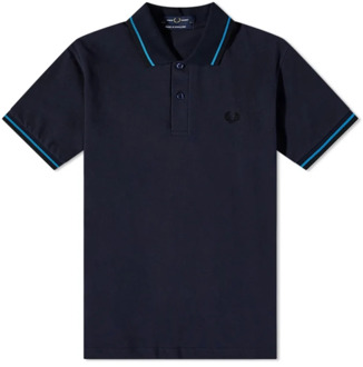 Fred Perry Klassiek Poloshirt Fred Perry , Blue , Heren - Xs,4Xs,3Xs