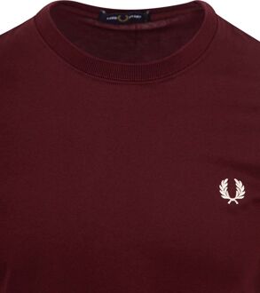 Fred Perry Klassiek T-shirt Fred Perry , Red , Heren - 2Xl,Xl,L,M,S