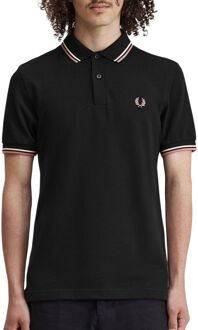 Fred Perry Klassieke Dubbel-Gestreepte Polo Shirt Fred Perry , Blue , Heren - 2Xl,L,M