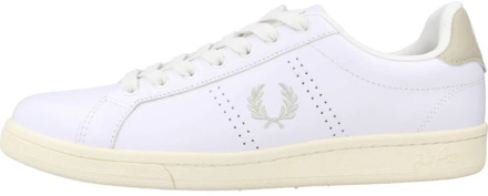 Fred Perry Klassieke Leren Sneakers Fred Perry , Wit , Heren - 44 Eu,43 1/2 Eu,43 Eu,40 1/2 Eu,41 Eu,42 EU