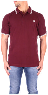 Fred Perry Klassieke Polo Shirt Fred Perry , Red , Heren - M