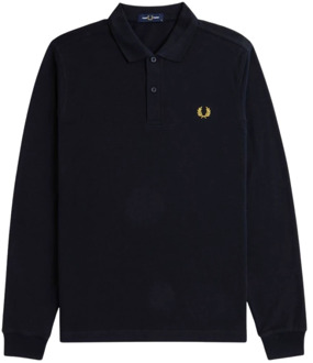 Fred Perry Klassieke Polo Shirt voor Mannen Fred Perry , Blue , Heren - 2Xl,Xl,L,M,S