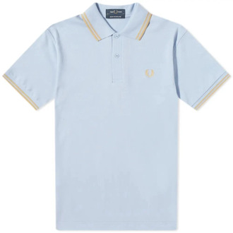 Fred Perry Klassieke Twin Tipped Polo - Lido Blue Fred Perry , Blue , Heren - XS
