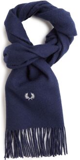 Fred Perry Lamswol Sjaal Blauw