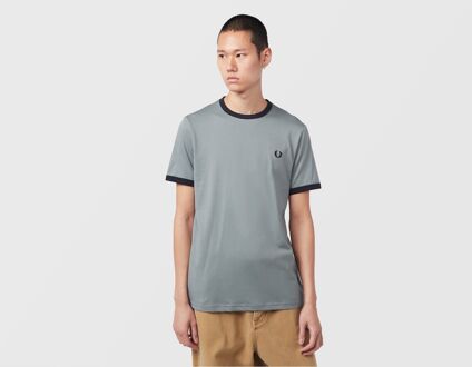 Fred Perry Laurel Ringer T-Shirt, grijs - XL