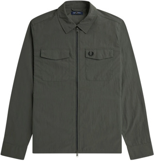 Fred Perry Light Jackets Fred Perry , Green , Heren - Xl,L,M
