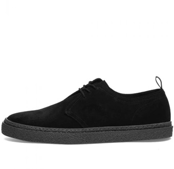 Fred Perry Linden Suede Hybrid Sneakers Fred Perry , Black , Heren - 40 Eu,43 Eu,44 EU