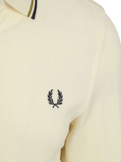 Fred Perry Longsleeve Polo Ecru 46A Off-White - L,M,XL,XXL