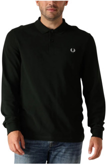 Fred Perry LS Plain Polo Heren - S