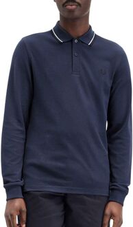 Fred Perry LS Twin Tipped Polo - S