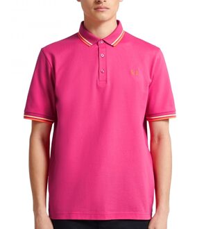 Fred Perry Made In Japan Piqué Shirt - Roze - Heren - maat  S