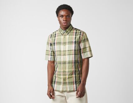 Fred Perry Madras Check Shirt, groen - XL