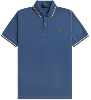Fred Perry Midnight Blue Twin Tipped Polo Fred Perry , Blue , Heren - S,Xs,3Xs,2Xs