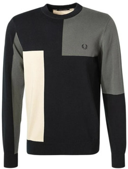Fred Perry Multicolor Crewneck Pullover Fred Perry , Multicolor , Heren - Xl,S