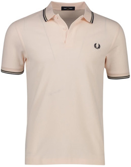 Fred Perry Oranje Polo Shirt Fred Perry , Orange , Heren - Xl,L,M,3Xl