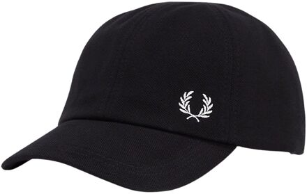 Fred Perry Pique Classic Cap Senior zwart - wit - 1-SIZE