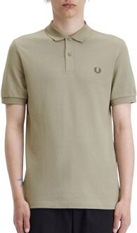 Fred Perry Plain Polo Heren beige - M