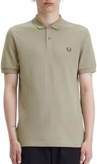 Fred Perry Plain Polo Heren beige - M