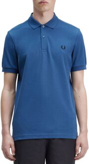 Fred Perry Plain Polo Heren blauw - M