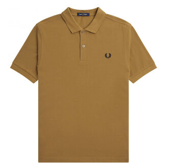 Fred Perry Plain Polo Heren bruin - L