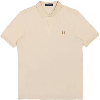 Fred Perry Plain Polo Heren crème - L