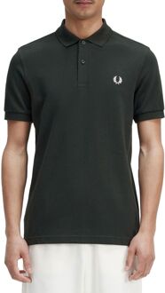 Fred Perry Plain Polo Heren donker groen - L