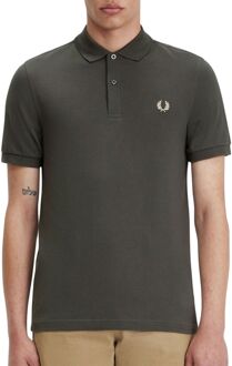 Fred Perry Plain Polo Heren donkergroen - L