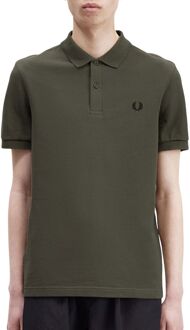 Fred Perry Plain Polo Heren groen - L