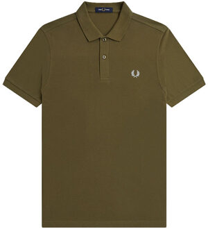 Fred Perry Plain Polo Heren groen - M