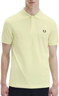 Fred Perry Plain Polo Heren licht geel - M