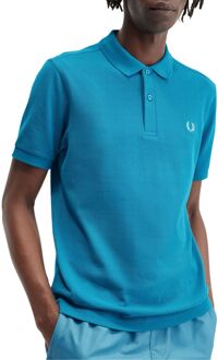 Fred Perry Plain Polo Heren lichtblauw - S