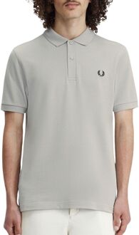Fred Perry Plain Polo Heren lichtgrijs - S