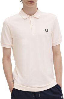 Fred Perry Plain Polo Heren lichtroze - M