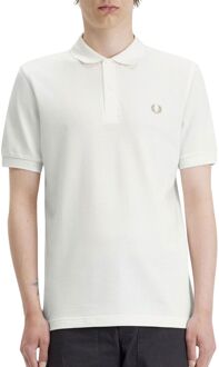 Fred Perry Plain Polo Heren off white - L