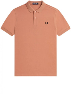 Fred Perry Plain Polo Heren roze - S