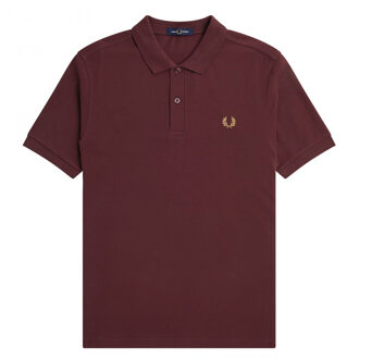 Fred Perry Plain Shirt - Bordeauxrode Polo - XXL